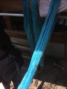 絹糸-藍