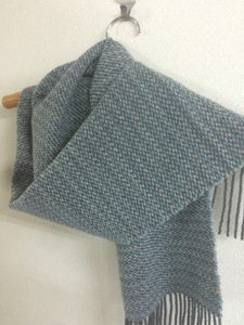 機織り作品-マフラー