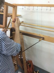 機織り教室-整経